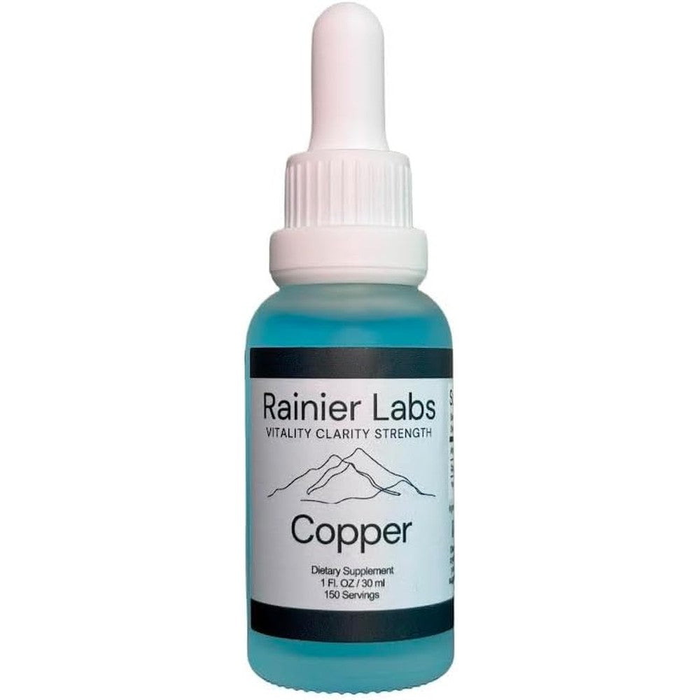 WellnessOne Rainier Labs Copper Supplement Tincture front view