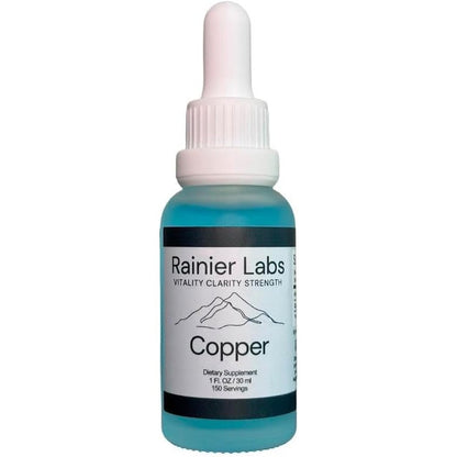 WellnessOne Rainier Labs Copper Supplement Tincture front view