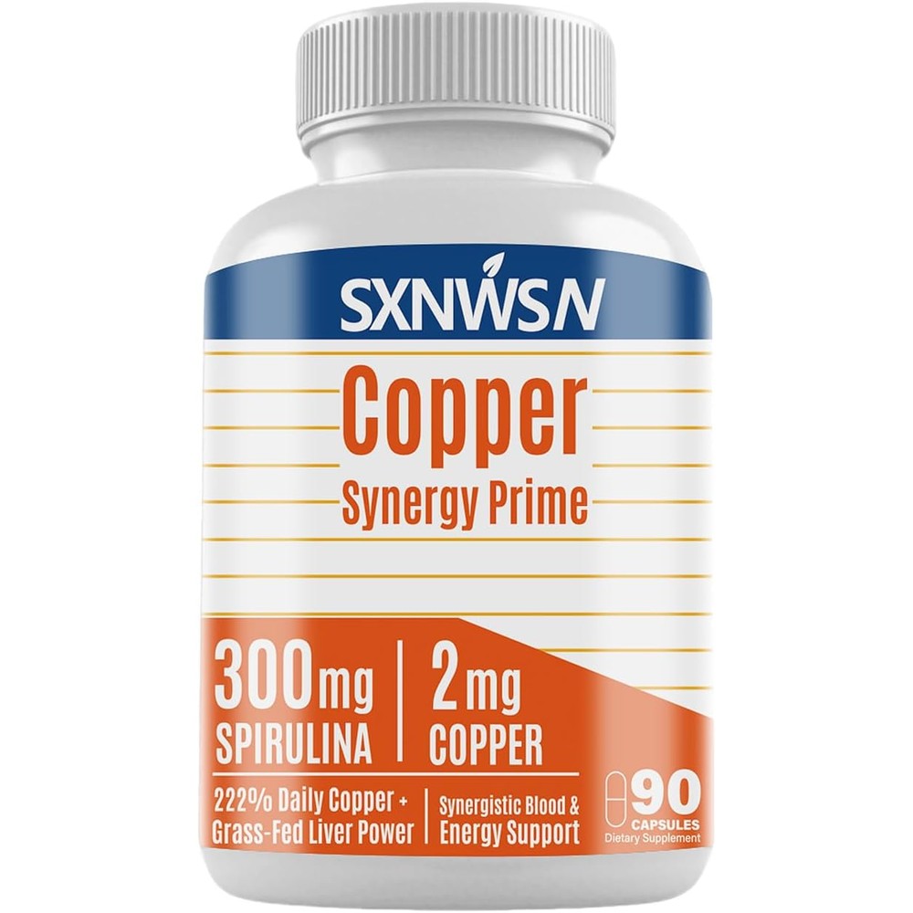 Sxnwsn Copper Synergy Prime front bottle view authentic dietary supplement