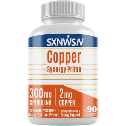 Sxnwsn Copper Synergy Prime front bottle view authentic dietary supplement