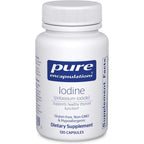 Pure Encapsulations Iodine capsules front bottle view