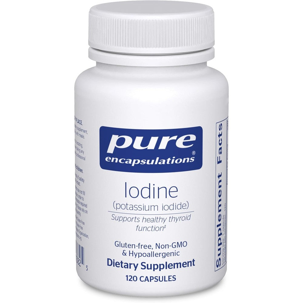 Pure Encapsulations Iodine 225 mcg bottle front view