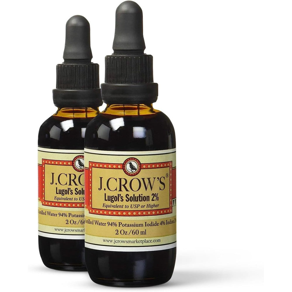 J. Crow's Lugol's Iodine Solution 2 percent front view