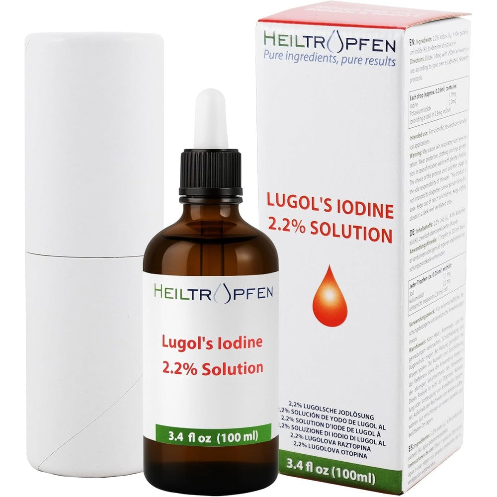 Heiltropfen 2.2% Lugol's Iodine Solution bottle front view