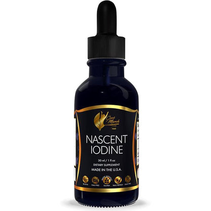 Cocó March N.M.D Nascent Magnetized Iodine Drops front view bottle