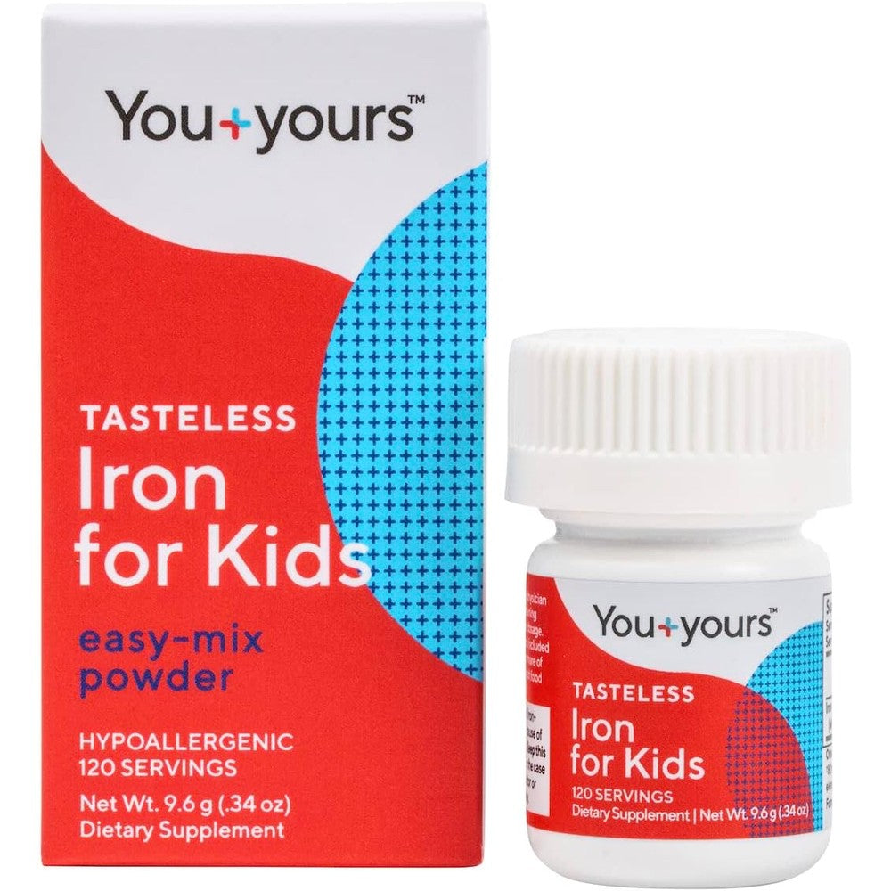 You And Yours Tasteless Iron Powder for Kids front view container