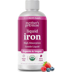 Mother's Promise organic liquid iron front view bottle