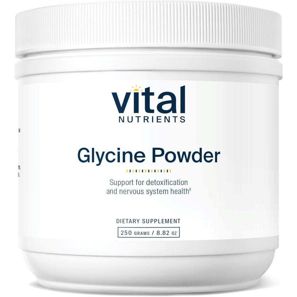 Vital Nutrients Glycine Powder 250 grams front view