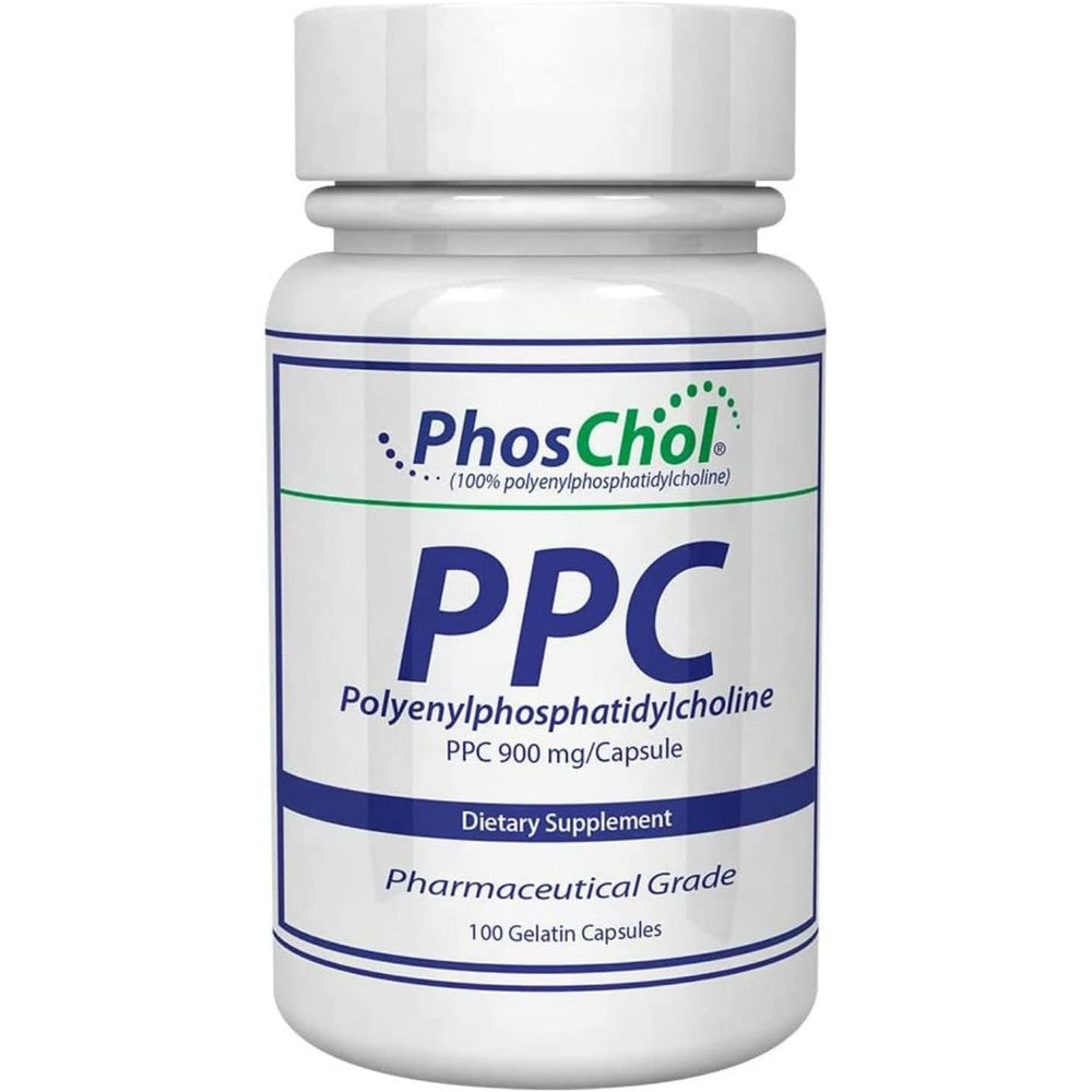 Nutrasal PhosChol 900mg 100 gel capsules front view