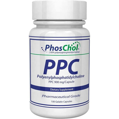 Nutrasal PhosChol 900mg 100 gel capsules front view
