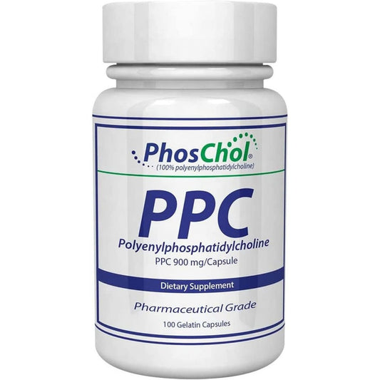 Nutrasal PhosChol 900mg 100 gel capsules front view