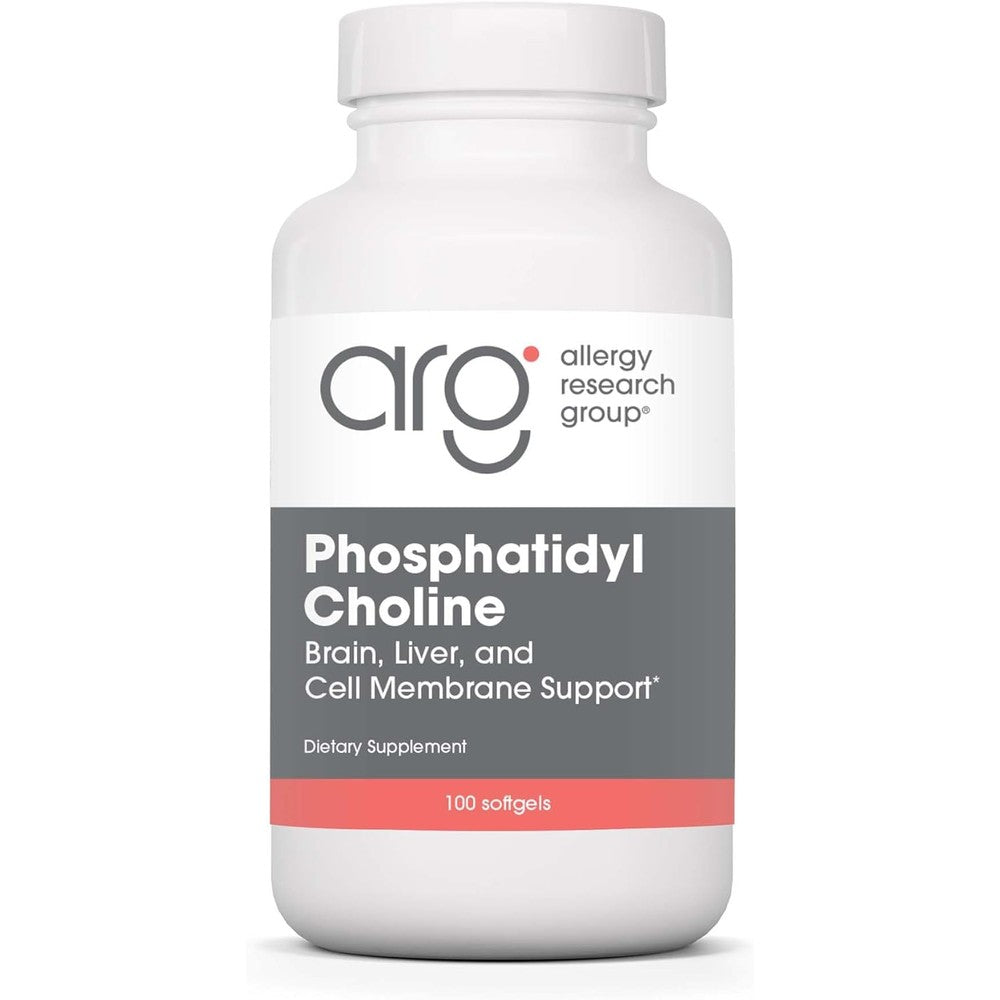Allergy Research Group Phosphatidyl Choline front bottle label view
