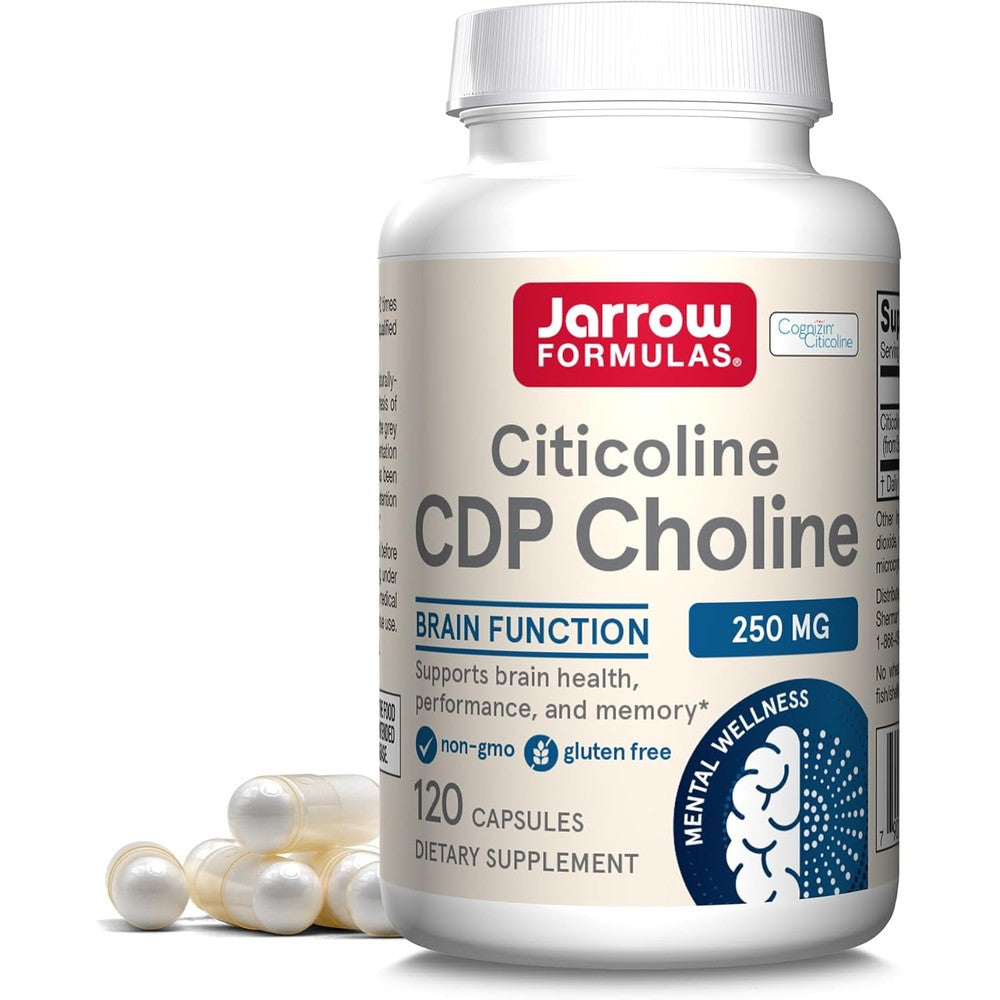 Jarrow Formulas Citicoline CDP Choline 250 mg front view