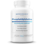 Biotics Research Phosphatidylcholine 100 softgels front product bottle view
