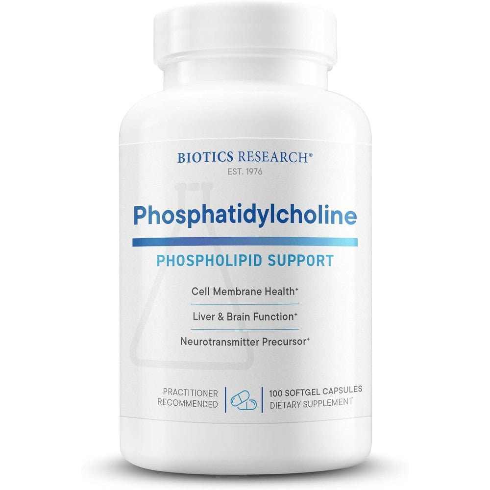 Biotics Research Phosphatidylcholine 420mg bottle front view