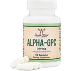 Double Wood Supplements Alpha GPC Choline front view bottle