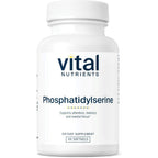 Vital Nutrients Phosphatidylserine 150 mg 60 Softgels front bottle view