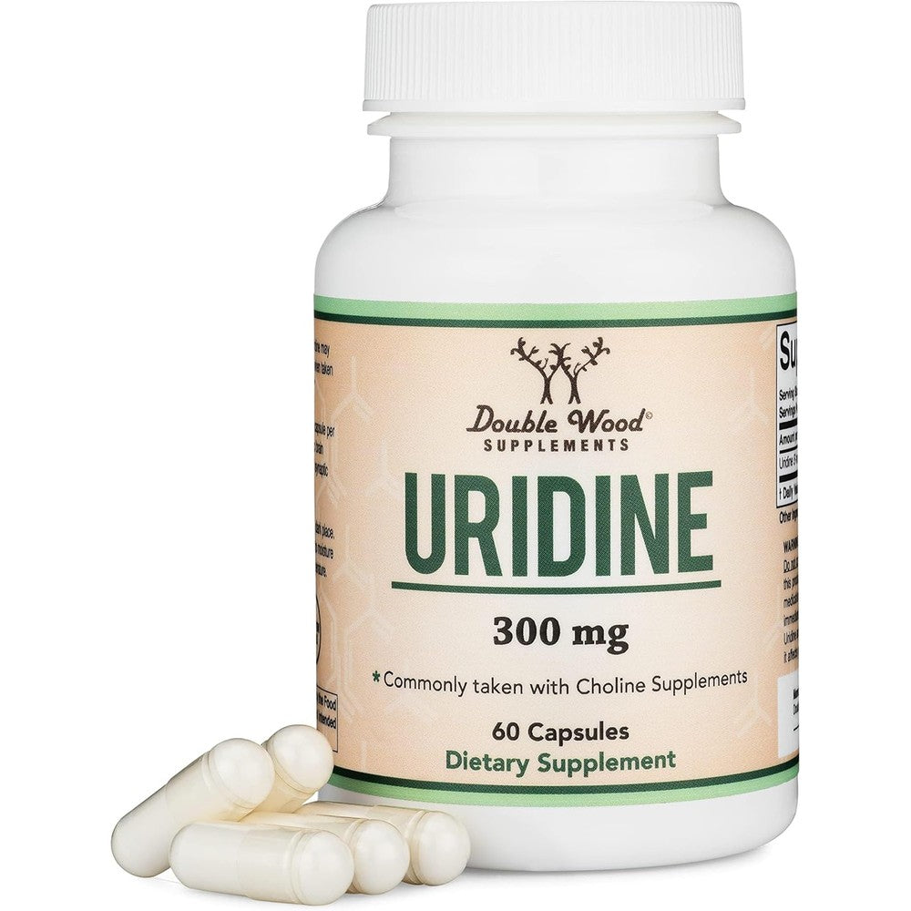 Double Wood Uridine Monophosphate 300mg front bottle view