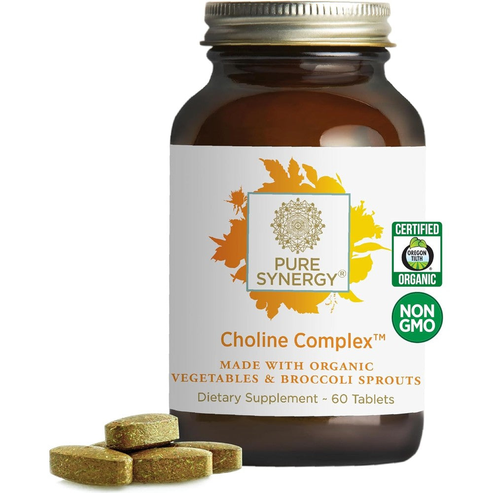Pure Synergy Choline Complex 60 tablets front view