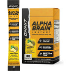 Onnit Alpha Brain Instant Pineapple Punch 30 Packets front view