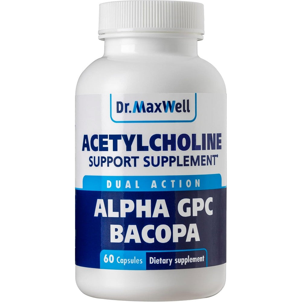 Dr. Maxwell Acetylcholine supplement bottle front view