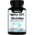 X Gold Health Alpha Gpc Uridine nootropic supplement bottle front view