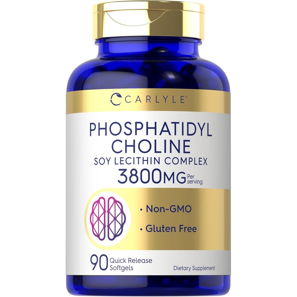 Carlyle Phosphatidyl Choline Soy Lecithin Complex 3800mg front view