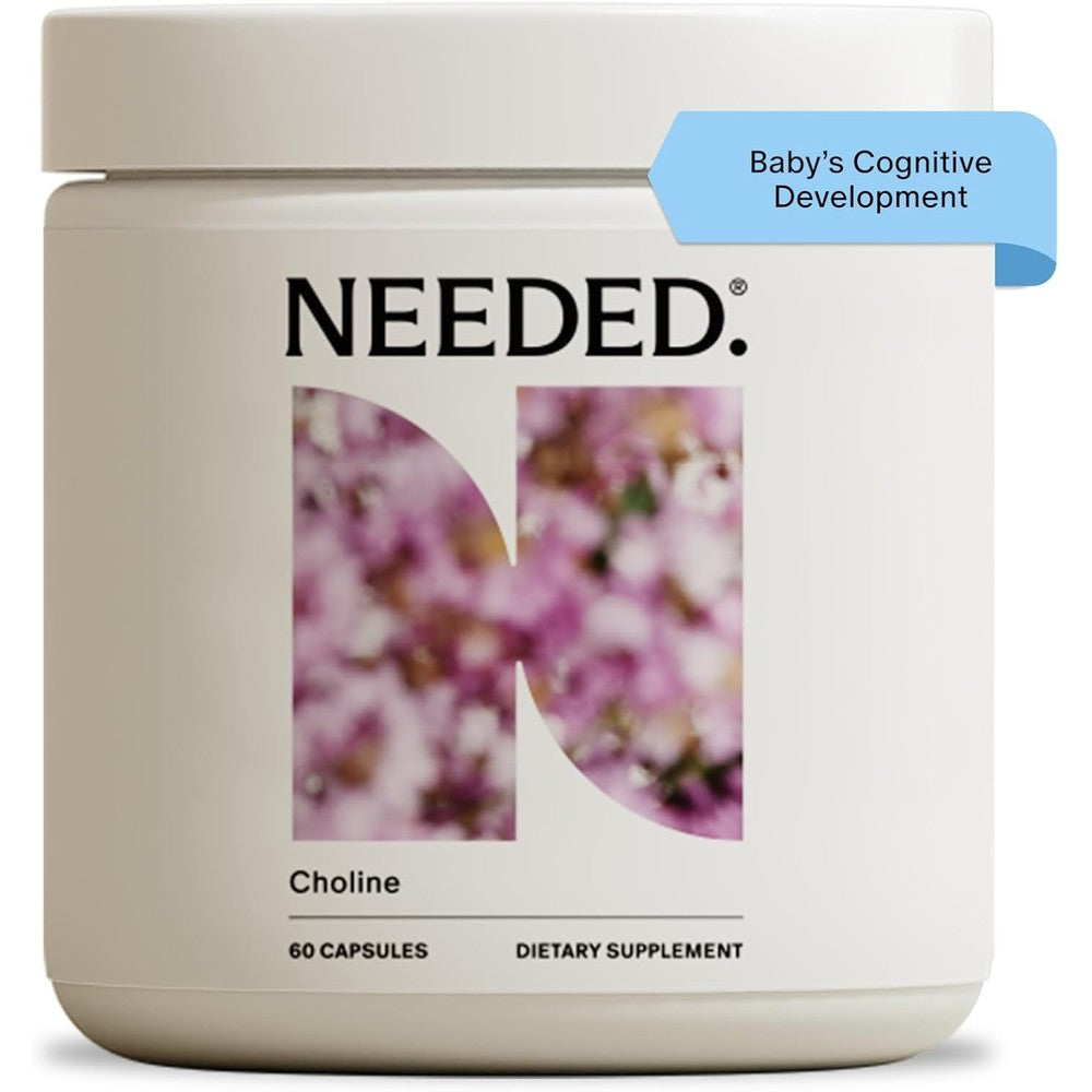 Needed Prenatal Choline 250mg bottle front view