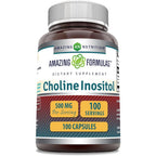 Amazing Nutrition Choline And Inositol 500 Milligrams supplement bottle front view