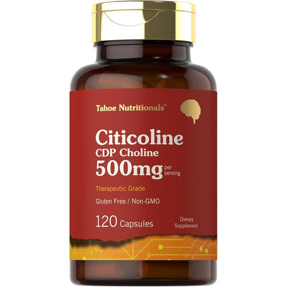 Tahoe Nutritionals Citicoline 500mg 120 Capsules front view
