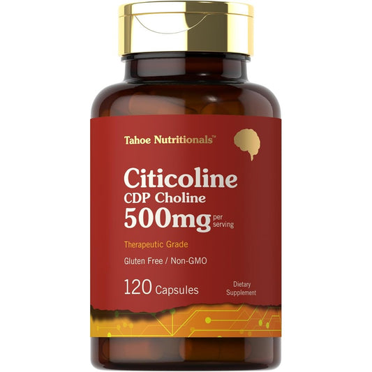 Tahoe Nutritionals Citicoline 500mg 120 Capsules front view