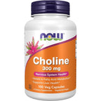 Now Foods Choline 300 Milligrams front view bottle