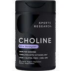 Sports Research Extra Strength Choline 800mg front view