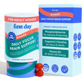 FIRST DAY Women's Brain Gummies 60 count container front view for cognitive health