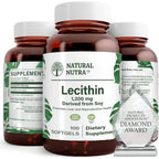 Natural Nutra Soy Lecithin front view of bottle packaging