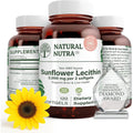 Natural Nutra Sunflower Lecithin 2000 mg softgels bottle front view supplement