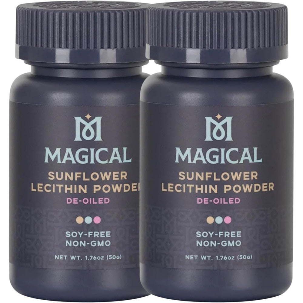 Magical Butter Sunflower Lecithin Powder 2 pack front view vegan emulsifier