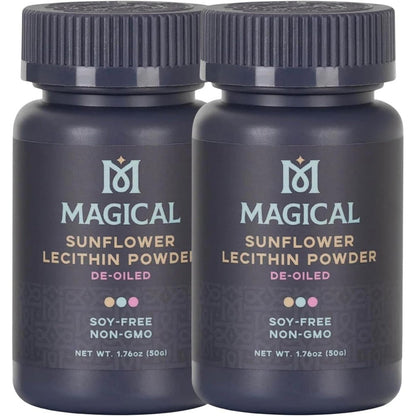 Magical Butter Sunflower Lecithin Powder 2 pack front view vegan emulsifier