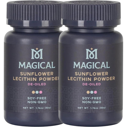 Magical Butter Sunflower Lecithin Powder 2 pack front view vegan emulsifier
