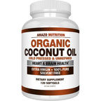 Arazo Nutrition organic coconut oil front view bottle