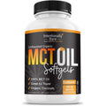 Intentionally Bare organic MCT oil capsules front view bottle packaging