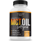 Intentionally Bare organic MCT oil capsules front view bottle packaging