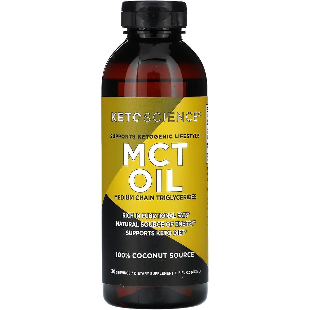 Keto Science MCT Oil front view bottle