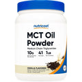 Nutricost premium vanilla MCT oil powder jar front view