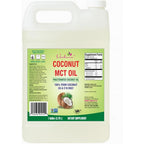 Verdana fractionated coconut MCT oil front view of 1 gallon container