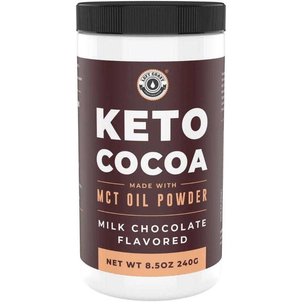 Left Coast Performance Keto Cocoa front view packaging