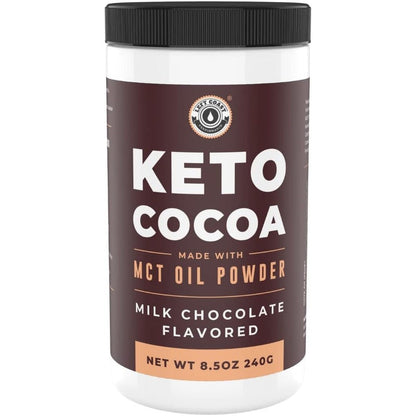 Left Coast Performance Keto Cocoa front view sugar free hot chocolate