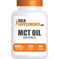 BulkSupplements MCT Oil Softgels front view bottle packaging