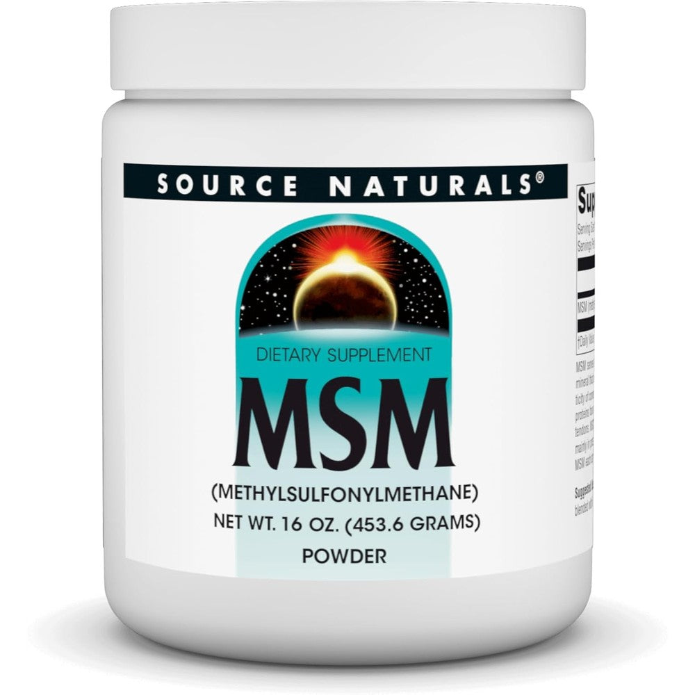 Source Naturals MSM powder front view container