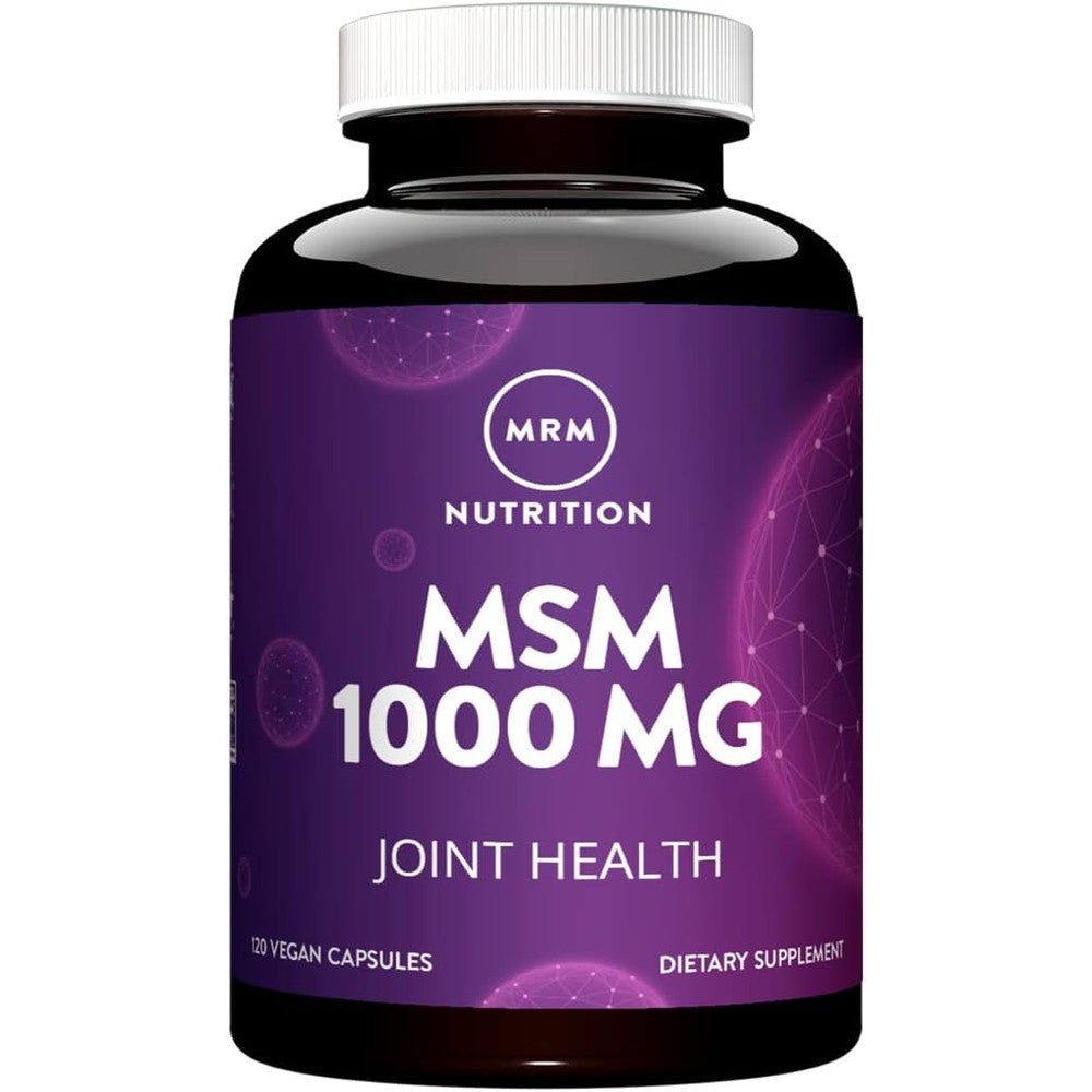 MRM Nutrition MSM 1000mg front view bottle packaging supplement
